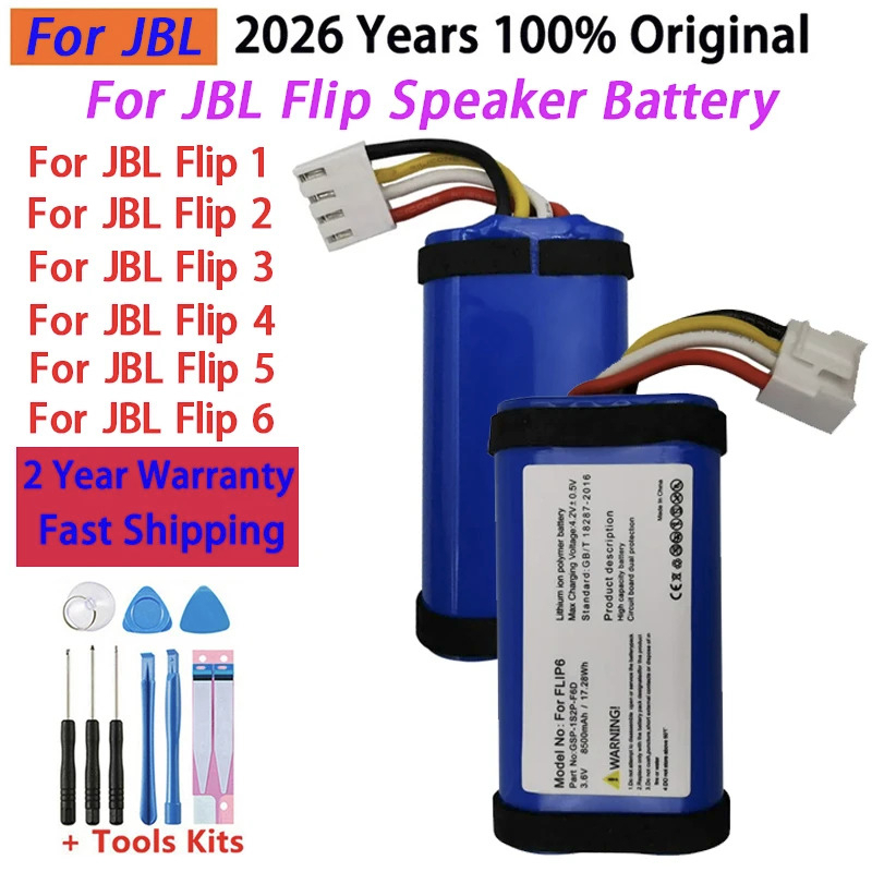 Jbl Speaker Flip 6 - Batteria per Altoparlante 100% Compatibile con